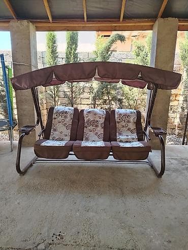 big bag: İşlənmiş, Divan-yelləncək, Zontikli, Metal — 2