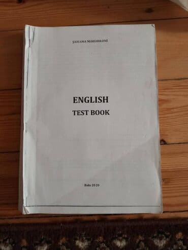 English Test Book, magistraturaya hazirlasmaq ucun, ici temiz