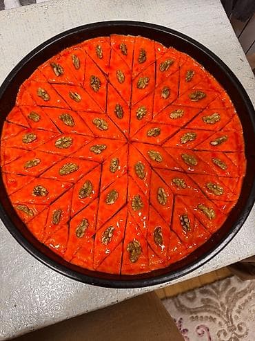 Şəki paxlavası – evdə hazırlanmış - Klassik reseptlə bişirilmiş