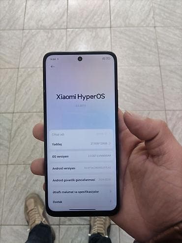 xiaomi redmi note 10s: Redmi 12, 128 GB, rəng - Qara, Sensor — 2