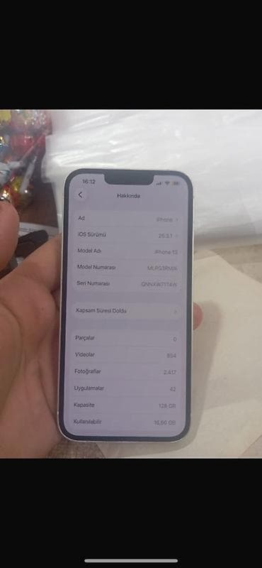 5g modem router: IPhone 13, 128 GB, Ağ, Face ID — 3