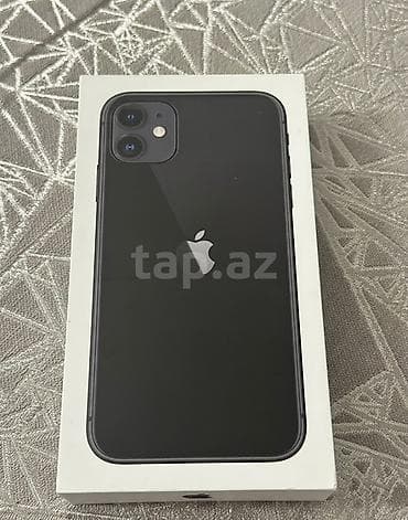IPhone 11, 64 GB, Qara, Face ID