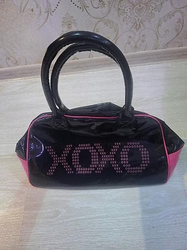 İdman alətləri: Qara-çəhrayı “XOXO” çantası - Model: qoltuqaltı/handbag tipli, iki — 5