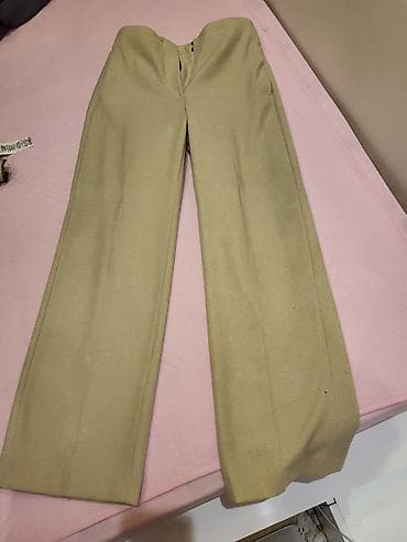 Женская одежда: Брюки, Massimo Dutti, цвет - Бежевый — 1