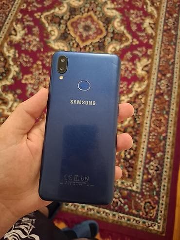 Видеоигры и приставки: Samsung Galaxy A10s, 32 ГБ, цвет - Голубой, Отпечаток пальца — 1