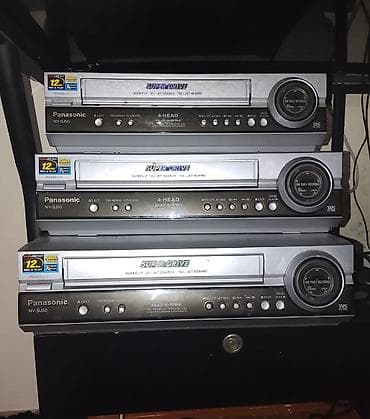 Смарт ТВ приставки: Panasonic NV-SJ50 VHS video maqnitofonları – Super Drive seriyası — 1
