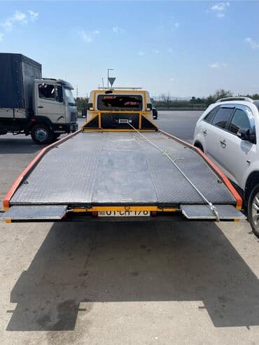 эвакуатор ош: Ford Transit şassisi üzərində qurulmuş bu ağ rəngli evakuator, təcili — 5