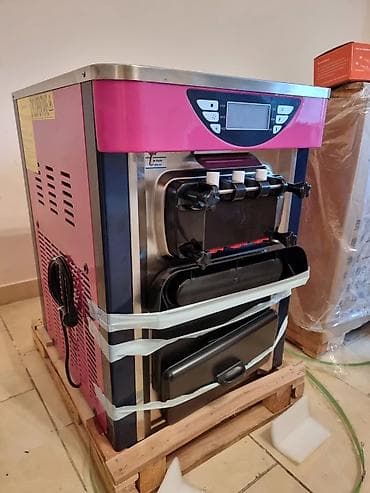 Restoran, kafe avadanlığı: Dondurma aparatı Ice cream machine BJ218S 18-20L/H 3 Rəngli Masaüstü — 1