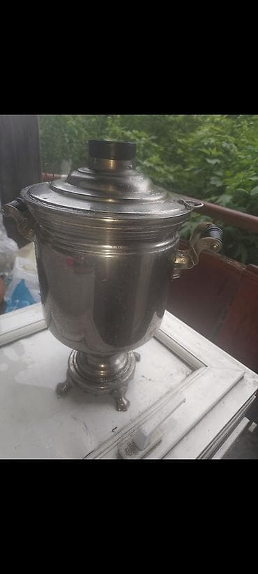 ev esya: İşlənmiş Od Samovar, 10-dan çox l — 4
