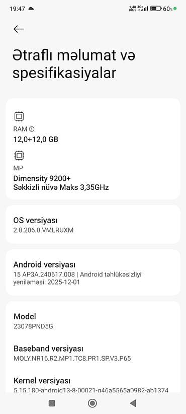telefon la: Xiaomi 13T Pro, 512 GB, rəng - Yaşıl, 
 Sensor — 5