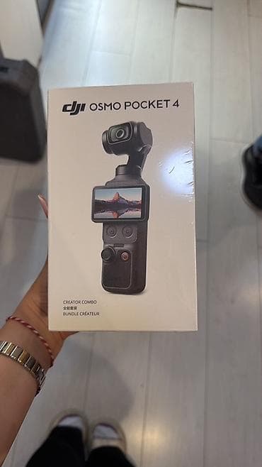 dji mic 2: DJI Osmo Pocket 4 – Creator Combo Kompakt stabilizatorlu cib — 1