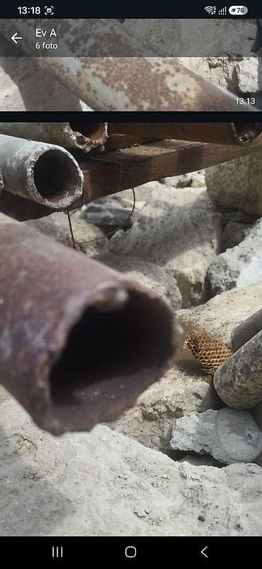 Su boruları: Su borusu, Qofrasız, Dəmir, 5 mm, İşlənmiş — 3