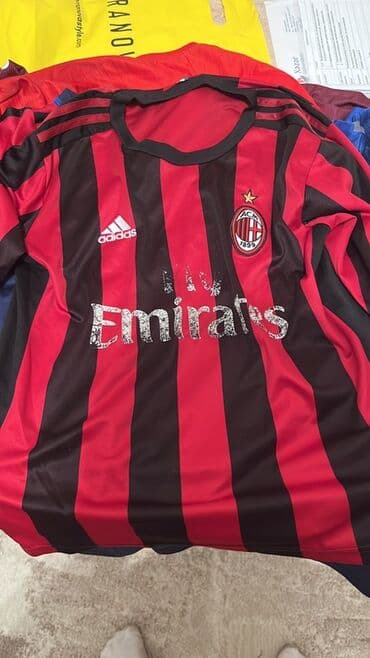 futbol koynəyi: Futbolka, Adidas, M, rəng - Qırmızı — 1