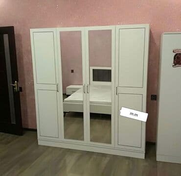 qapi: Yeni, Açılan, 5 qapı Düz dolab, Qarderob, paltar dolabı, Azərbaycan — 3