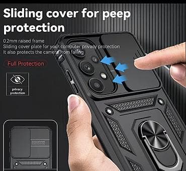 Maqnetik halqalı, gizlilik örtüklü zirehli telefon qabı - Kameranın