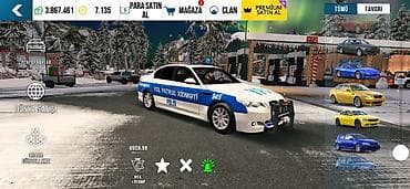 rollu maşın oyunu: Məhsul: Mobil yarış/sürüş oyununda premium polis və şəhər — 3