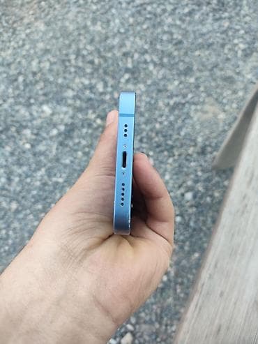 ref iphone: IPhone 14, 128 GB, Mavi, Qırıq — 7