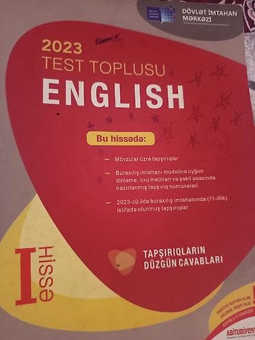 gence pubg: İngilis dili Testlər 11-ci sinif, DİM, 1-ci hissə, 2023 il — 1