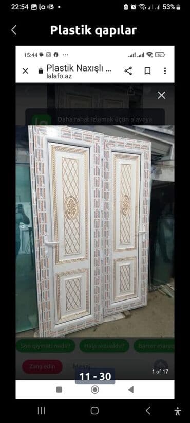 qapı setkaları: Yeni Plastik qapı Zamok və çərçivə ilə, Zəmanətli, Pulsuz quraşdırma, Rayonlara çatdırılma, Pulsuz çatdırılma, Ödənişli çatdırılma — 19