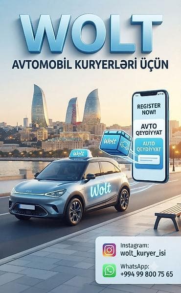 Sürücü-kuryer tələb olunur, Şəxsi nəqliyyat vasitəsi ilə, Gündəlik ödəniş, Təcrübəsiz lalafo.az -da Sürücü-kuryer tələb olunur, Şəxsi nəqliyyat vasitəsi ilə, Gündəlik ödəniş, Təcrübəsiz