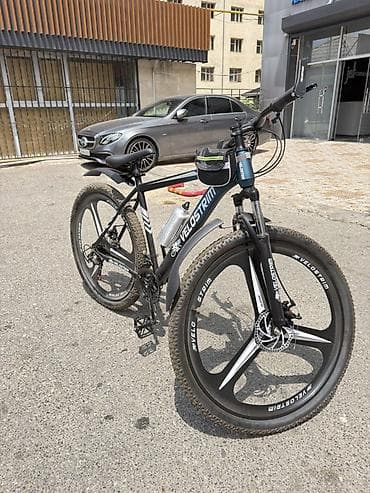 28 lik velosiped: Velostrim dağ velosipedi - Alüminium gövdə, yüngül və möhkəm - Ön — 1