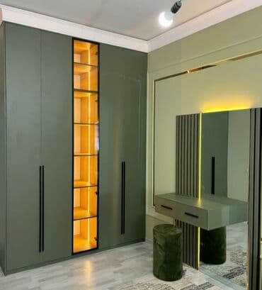 мебель для спальни: Düz dolab, Yataq otağı üçün, Qarderob, Açılan, Quraşdırıla bilən — 1