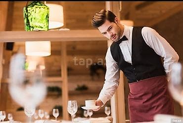 Ofisiant tələb olunur, Gündəlik ödəniş, 1 ildən az təcrübə