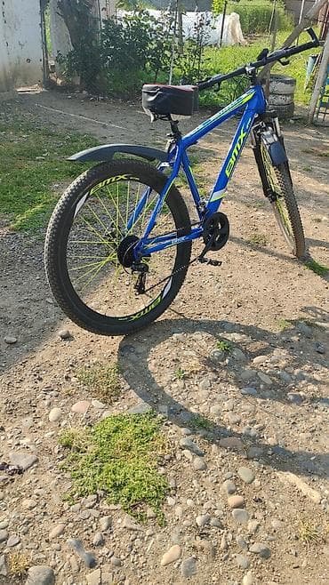 rockrider velosiped: BMIX GTR dağ velosipedi - Rəng: mavi-göy, neon yaşıl detallar - — 1