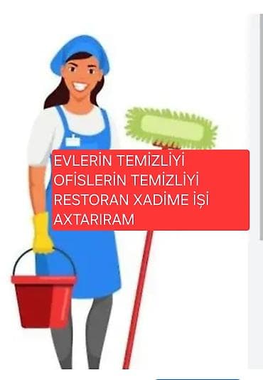 ev temizleyen isci axtariram: Xadimə, 48 yaş, 5 ildən artıq təcrübə — 1
