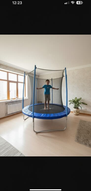 İncəsənət və kolleksiyalar: Ailəvi əyləncə və aktiv hərəkət üçün praktik batut; otaqda və həyətdə — 2