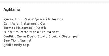 kabinalari qiymeti: Rəng - Boz, Termos — 2