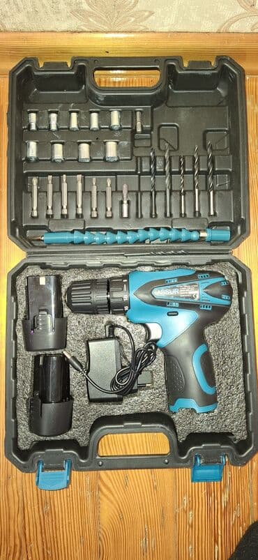 дрели и шуруповерты: Новый Набор с дрелью, Дрель-шуруповерт — 1