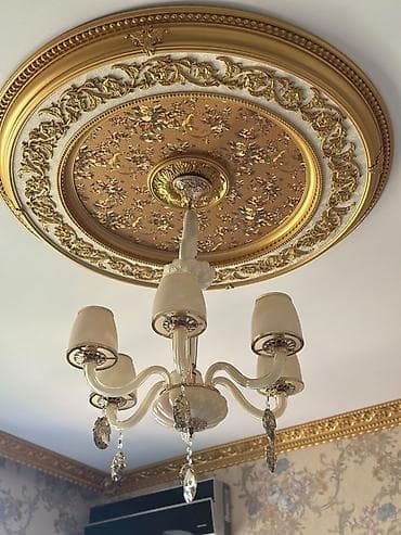 tavalar: Çılçıraq, 5 lampa, Metal — 1