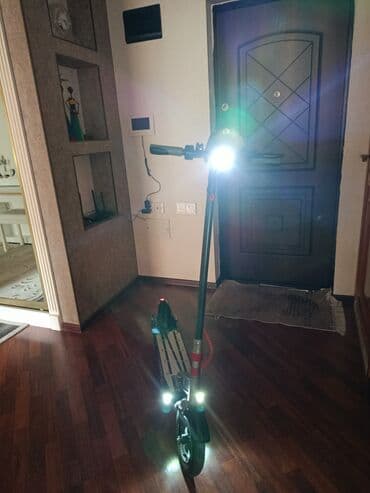 Электросамокаты: Elektrikli skuter - Güclü ön LED fara, iki ədəd ön işlək LED işıq və — 3