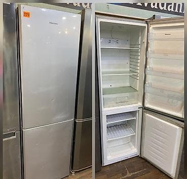 stinol soyuducu: 2 qapılı Hisense Soyuducu Satılır, rəng - Gümüşü — 1