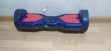 Охота и рыбалка: Elektrikli hoverboard / giroskutər - Rəng: mavi korpus, qırmızı — 2