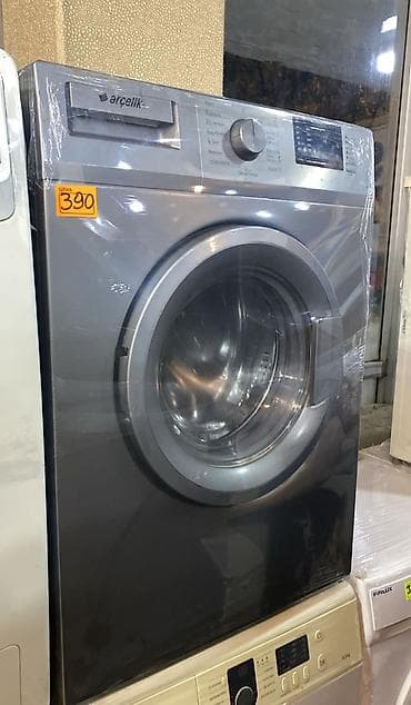 iphone 14 qiyməti: Arçelik önyükləməli paltaryuyan maşın - Rəng: tünd boz/metallik - Ön — 1