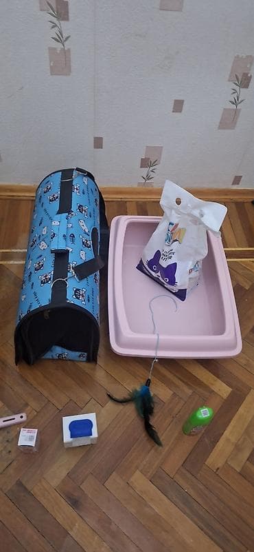 ov it: Pişik üçün tam dəst - Yumşaq, dam formalı pişik evi – isti, rahat və — 5