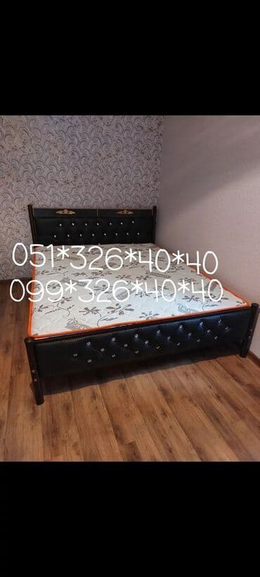 Çarpayılar: Yeni, İkinəfərlik çarpayı, Bazasız, Matras ilə, Siyirməsiz, Azərbaycan — 12