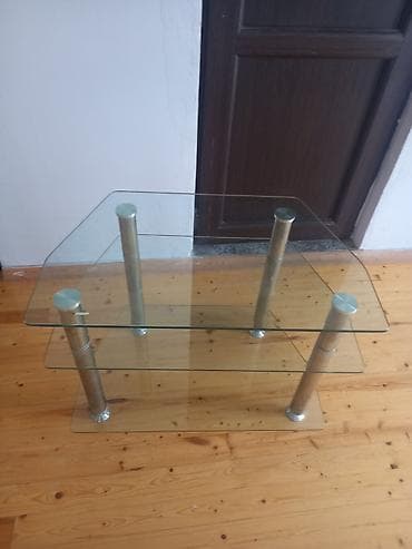 balkon masa: Dördbucaq masa, Açılmayan, Təkərsiz, Şüşə, Zəmanətsiz, Ünvandan götürmə — 2