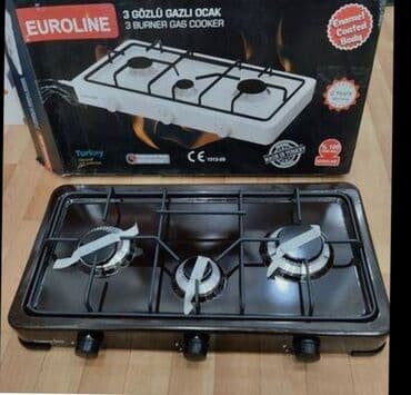 yemək bişirən: Plitə Qazlı, Stolüstü, 3 gözlü, Yeni — 1