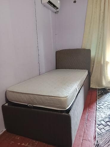 İşlənmiş, Təknəfərlik çarpayı, Bazalı, Matras ilə, Siyirməsiz