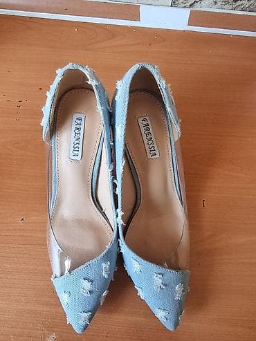 Туфли: FARENSSIA qadın tuflisi - Dizayn: Önü sivri, yanları şəffaf — 1