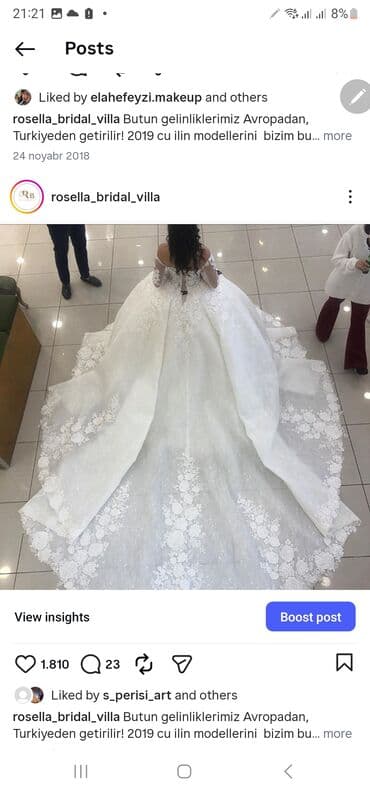 brend geyimlər: Gəlinliklər satılır 50 azndən başlayan qiymətlərlə 051 6468914 — 6