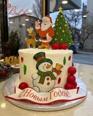 дубайский шоколад: Yeni İl temalı tortlar 🎂 Evdə bişən, yumşaq və qatqısız tortlar — 7