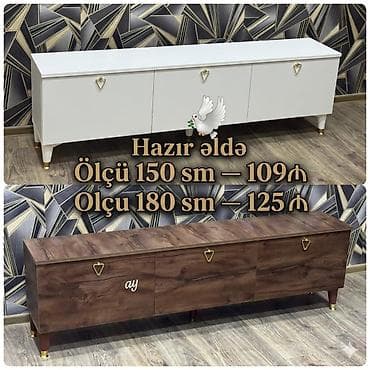 divar peci: Yeni, Düz TV altlığı, Polkalı, Laminat — 1