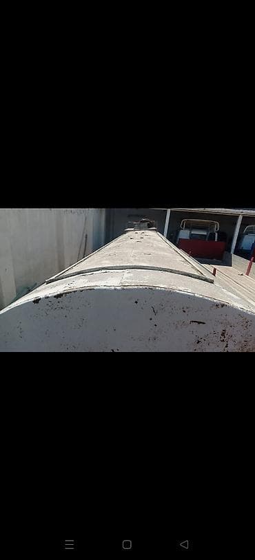 Metal yanacaq/su çəni - Material: qalın divarlı polad - Forması