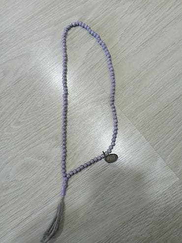 Сумки: Bənövşəyi rəngli təsbeh - Material: parıltılı teksturaya malik — 2