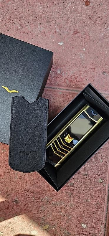 iphone 12 pro maxs: Vertu rəng - Qızılı, Düyməli — 1