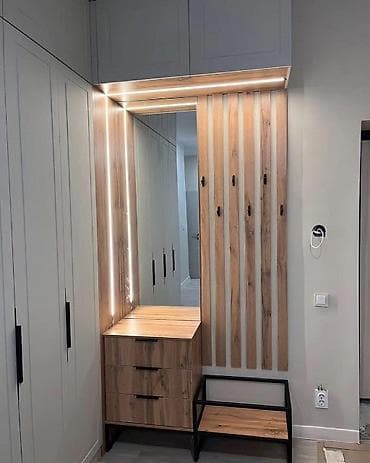 ayaqqabi refleri: Düz dolab, Dəhliz üçün, Ayaqqabı üçün, Açılan, Korpuslu, 5 qapı — 3